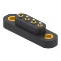 858-22-004-80-012101 - CONN SPRING PISTON 4POS PCB