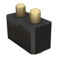 813-22-002-30-001101 - CONN SPRING PISTON 2POS SMD
