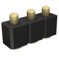 811-22-003-30-001101 - CONN SPRING PISTON 3POS SMD