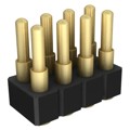 814-22-008-30-000101 - CONN SPRING PISTON 8POS SMD