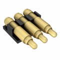 8PM-11-0003-02-131191 - CONN SPRING PISTON 3POS R/A SMD