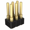 814-22-006-30-004101 - CONN SPRING PISTON 6POS SMD