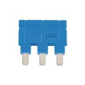 09330009842 - JUMPER ACROSS 1X3 BLUE 16A