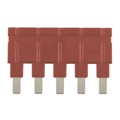 09330009833 - JUMPER ACROSS 1X5 RED 16A