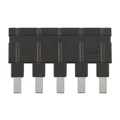 09330009855 - JUMPER ACROSS 1X5 BLACK 16A