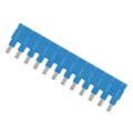 09330009851 - JUMPER ACROSS 1X12 BLUE 16A