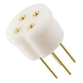 8058-1G24 - CONN TRANSIST TO-5 4POS GOLD