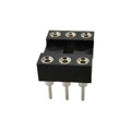 ICM-306-1-GT-HT - MACHINE PIN SOCKET, IC, DIP, 6P
