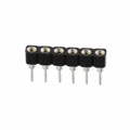 D01-9970642 - CONN SOCKET SIP 6POS GOLD