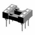 110-83-306-41-005101 - CONN IC DIP SOCKET 6POS GOLD
