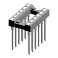122-83-312-41-001101 - CONN IC DIP SOCKET 12POS GOLD