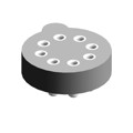 917-83-208-41-053101 - CONN TRANSIST TO-5 8POS GOLD