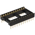 A24-LCG-T-R - CONN IC DIP SOCKET 24POS GOLD