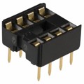 A08-LCG-T-R - CONN IC DIP SOCKET 8POS GOLD