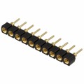 510-AG90D-10 - CONN SOCKET SIP 10POS GOLD