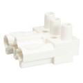 163053 - CONN RECEPT 3POS SCREW WHT