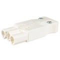 162453 - CONN PLUG 3POS SCREW W/STRAIN