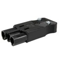 162463 - CONN PLUG 3POS SCREW W/STRAIN