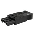165663 - CONN RCPT 3POS SCREW W/STRAIN
