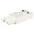 165653 - CONN RCPT 3POS SCREW W/STRAIN