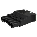 162465 - CONN PLUG 4POS SCREW W/STRAIN