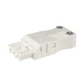 147453 - CONN RECEPT 3POS SCREW WHT