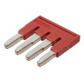 3030255 - JUMPER TERM BLK 4POS FLAT PIN