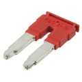 3005947 - JUMPER TERM BLK 2POS FLAT PIN