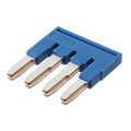 3036893 - JUMPER TERM BLK 4POS FLAT PIN