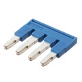 3036958 - JUMPER TERM BLK 4POS FLAT PIN