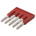 3030145 - JUMPER TERM BLK 5POS FLAT PIN
