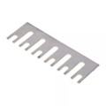 267A42-6 - JUMPER BARRIER BLK 6POS SPADE