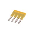 XW5S-S2.5-4 - JUMPER TERM BLK 4POS FLAT PIN