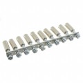 CA723/10 - JUMPER TERM BLK 10POS ROUND PIN