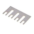 267A42-4 - JUMPER BARRIER BLK 4POS SPADE