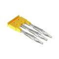 1776130000 - JUMPER TERM BLK 3POS FLAT PIN