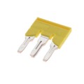 XW5S-S6.0-3 - JUMPER TERM BLK 3POS FLAT PIN