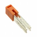 CA801/2 - JUMPER TERM BLK 2POS FLAT PIN