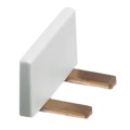 3009300 - JUMPER TERM BLK 2POS FLAT PIN