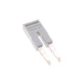 3030118 - JUMPER TERM BLK 2POS FLAT PIN