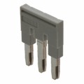 3032240 - JUMPER TERM BLK 3POS FLAT PIN