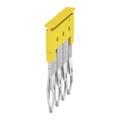 1608880000 - JUMPER TERM BLK 4POS FLAT PIN