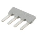 1733185 - JUMPER TERM BLK 4POS FLAT PIN