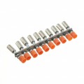 CA742/10 - JUMPER TERM BLK 10POS ROUND PIN