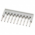 3213196 - JUMPER TERM BLK 10POS FLAT PIN