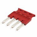 3033804 - JUMPER TERM BLK 4POS FLAT PIN