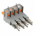 3034484 - JUMPER TERM BLK 4POS FLAT PIN