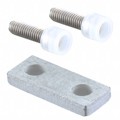 3213195 - JUMPER TERM BLK 2POS SCREW