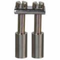 475122 - JUMPER TERM BLK 2POS ROUND PINS