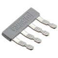 1401161 - JUMPER TERM BLK 4POS FLAT PIN
